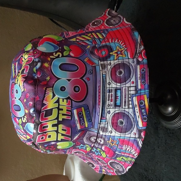 NWT - 80'S Retro Vintage Reversible Bucket Hat 22"-23" Unisex - Picture 7 of 8